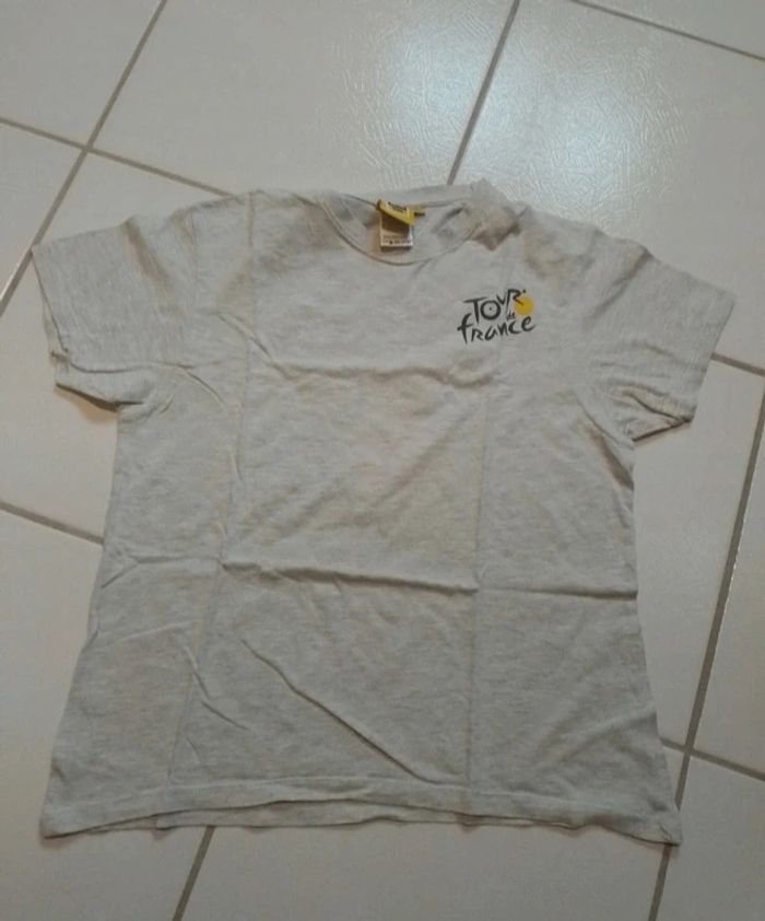 T-shirt gris Le Tour de France 2019