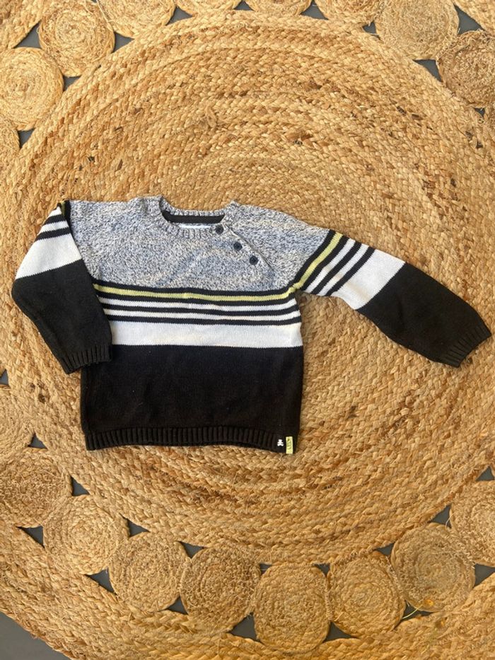 Pull garçon 24 mois Lulu Castagnette