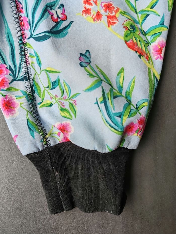 Combinaison de pluie IELM fleurs roses - photo numéro 4