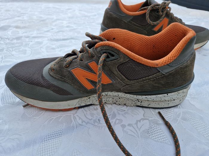 Baskets kaki orange homme New balance - photo numéro 6