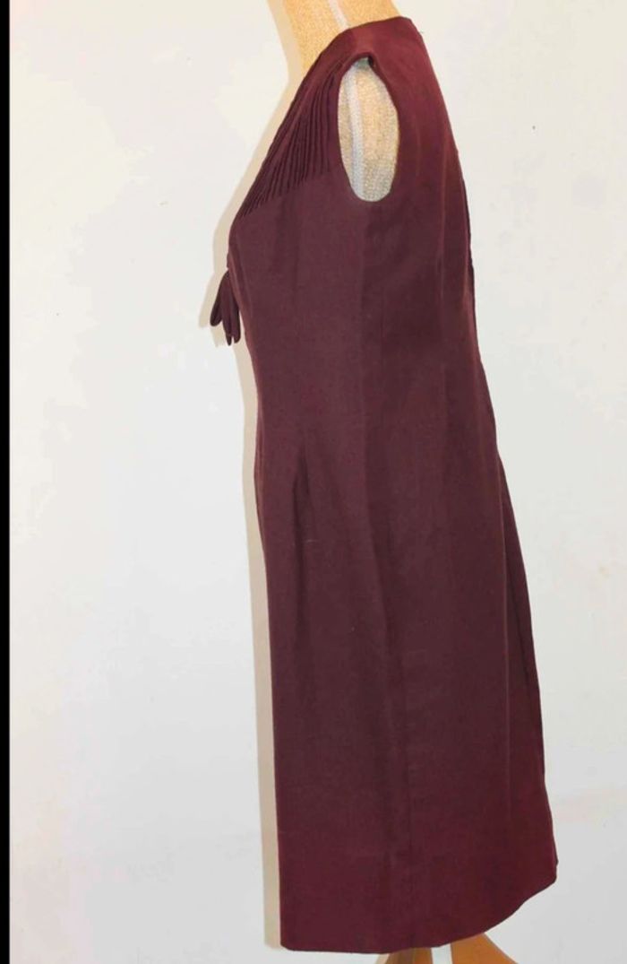 Robe - Lie de vin - Fait main - 44/46 - photo numéro 8