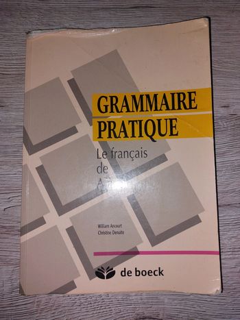 Livre grammaire pratique