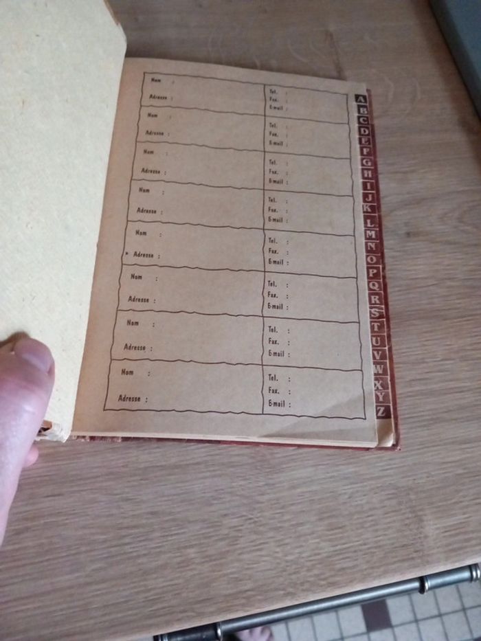 👧cahier Répertoire Neuf Artisanale - photo numéro 3