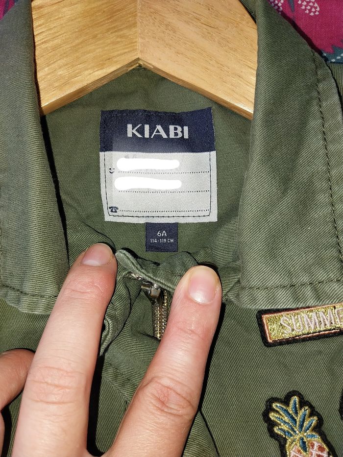 Veste kaki fille - photo numéro 3