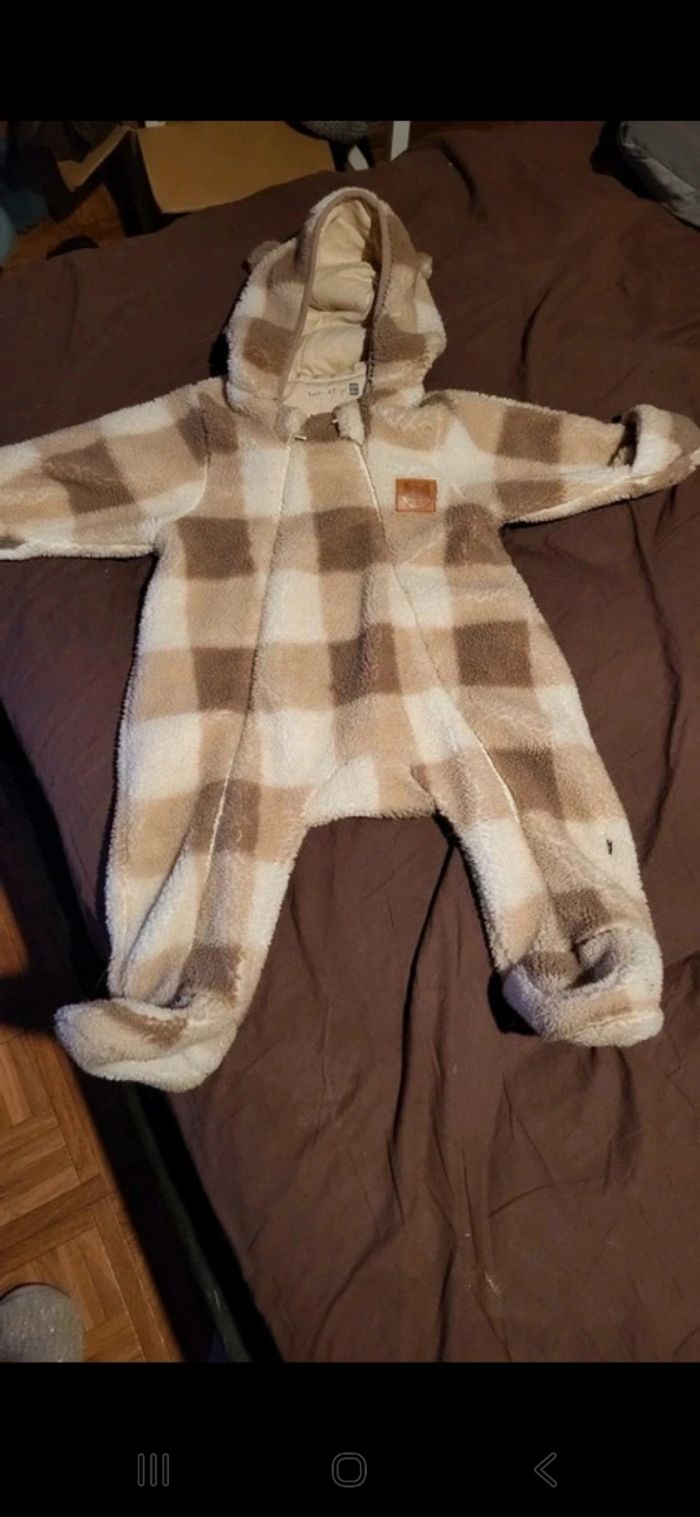 Combinaison hiver surcre d'orge 3-6 mois