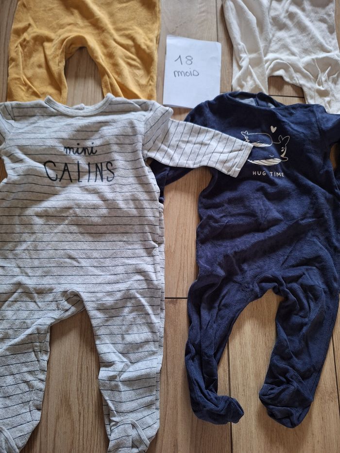 Lot pyjamas 18 mois garçon - photo numéro 3