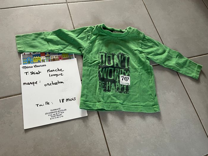 T shirt garçon 18 mois