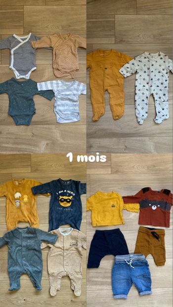 Lot vêtement 1 mois 