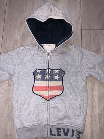 Sweat zippé à capuche LEVIS 4 ans