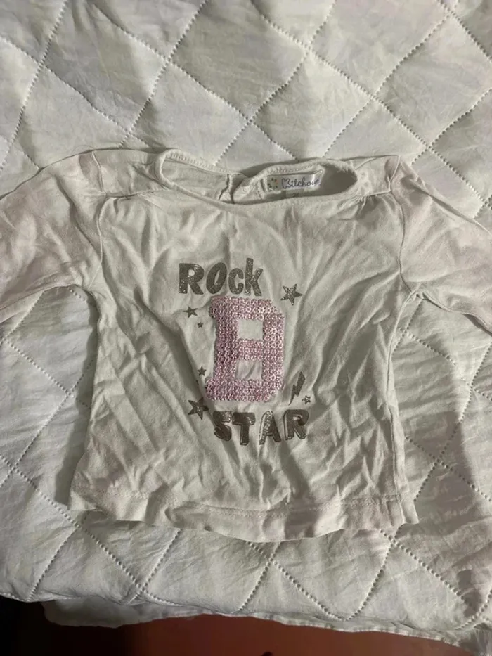 T shirt taille 3mois marque kitchoun - photo numéro 2