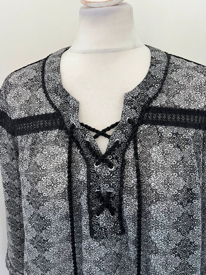 Blouse à motifs The Kooples S comme neuve - photo numéro 3