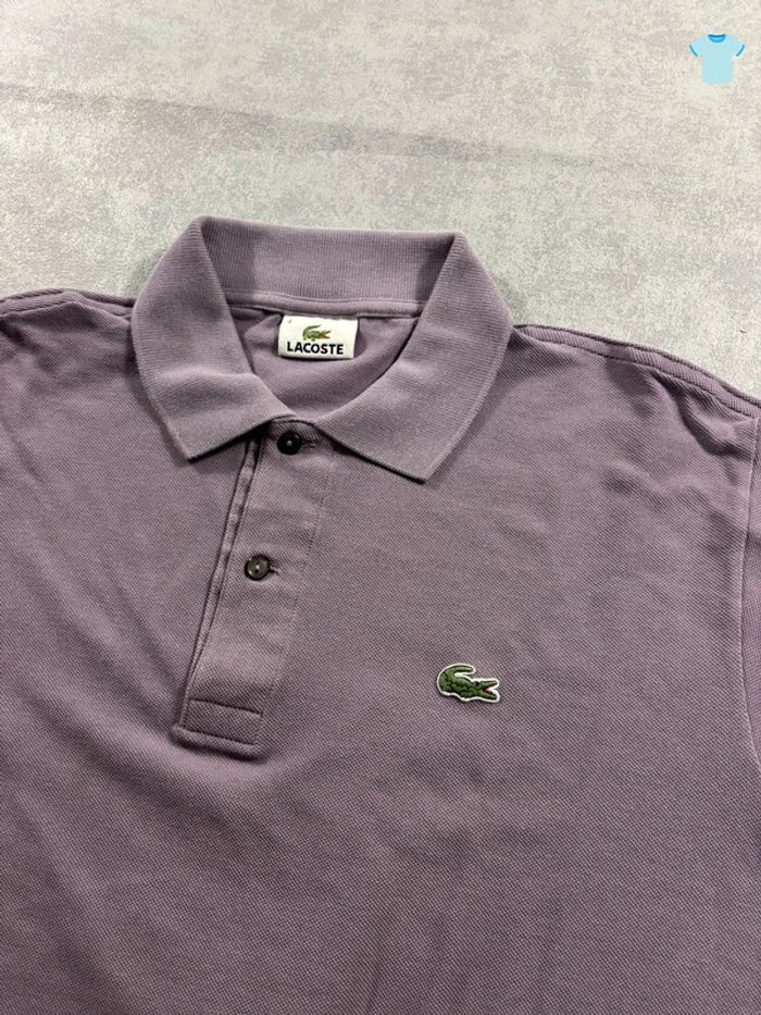 Polo Lacoste Lila Taille 4 = M Neuf - photo numéro 2