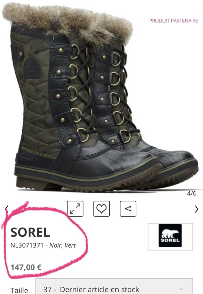 Bottes Sorel - photo numéro 7