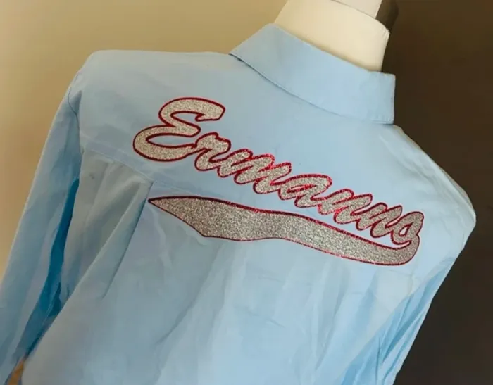 Ermanno scervino chemise longue bleue femme, taille 38 - photo numéro 4