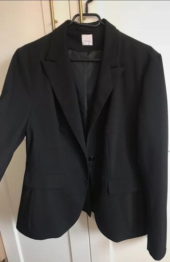 Blazer  noir camaieu 42