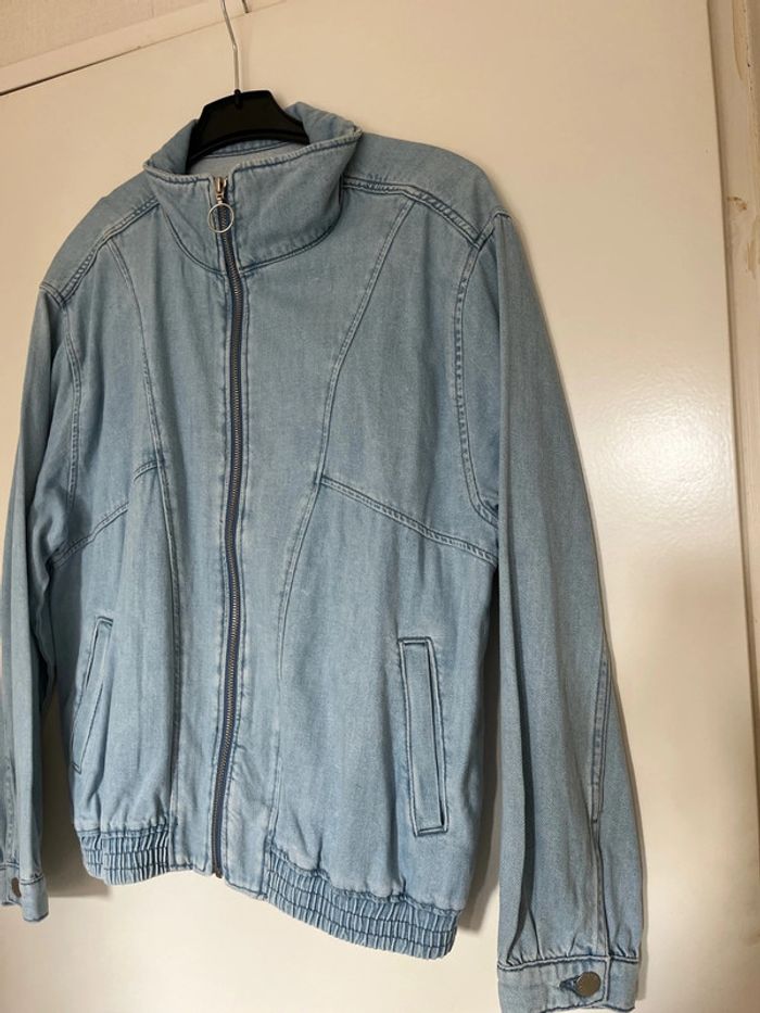 Veste en jean over size - photo numéro 2
