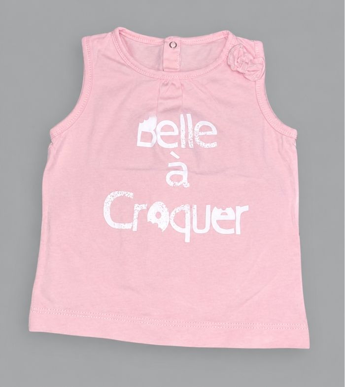 Débardeur rose “Belle à Croquer”