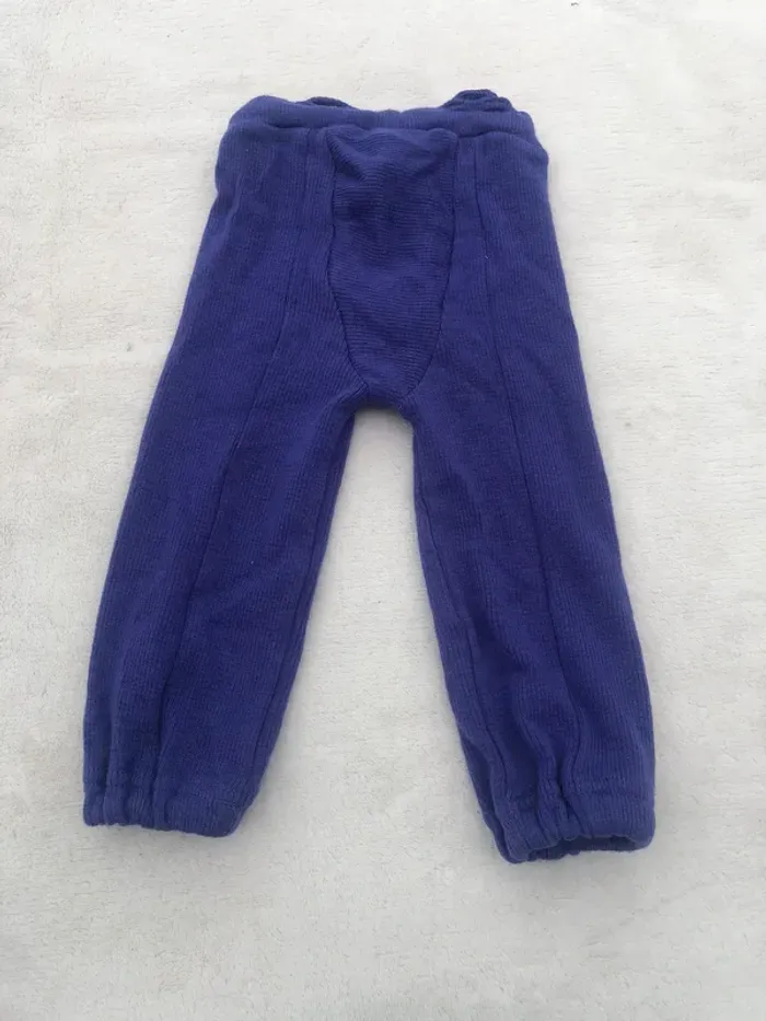 Hazel trousers purple S/M manymonths laine mérinos natural woollies - photo numéro 2