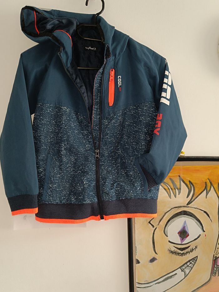 Veste - 8ans garçon 🧡🩵