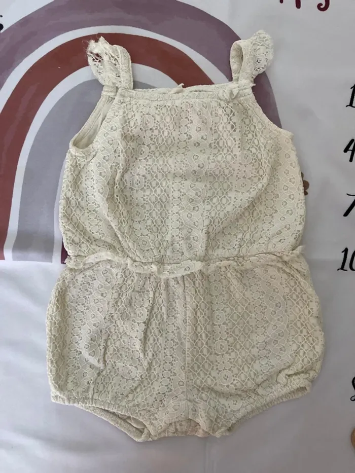 Combi-short bébé fille – H&M – Taille 80 - photo numéro 3