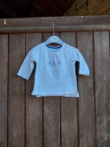 Tee-shirt manche longue bébé fille 3 mois Vertbaudet