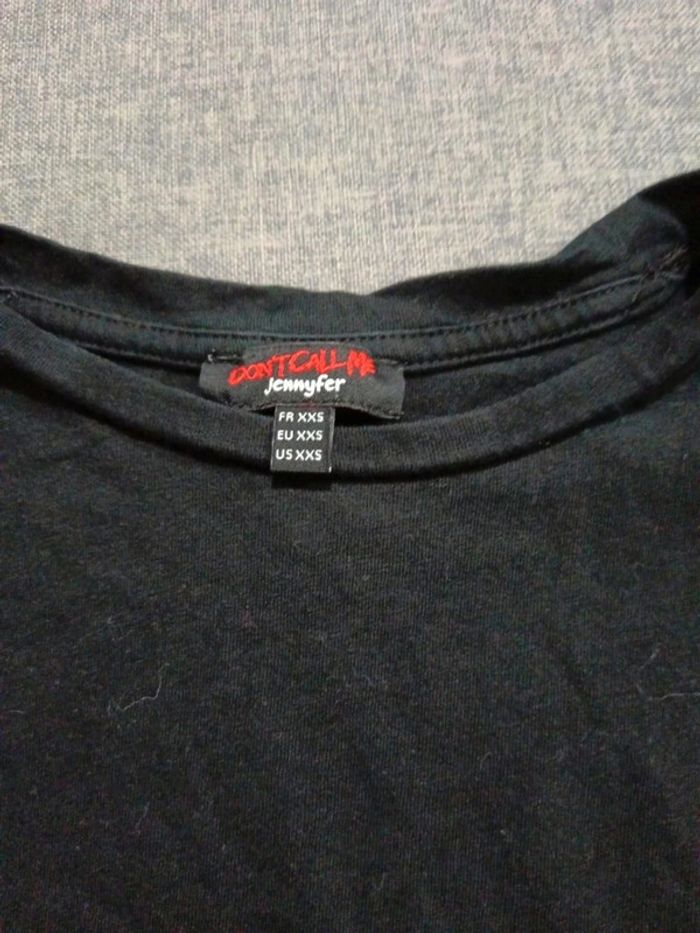 C48 t-shirt noir Jennyfer XS - photo numéro 3