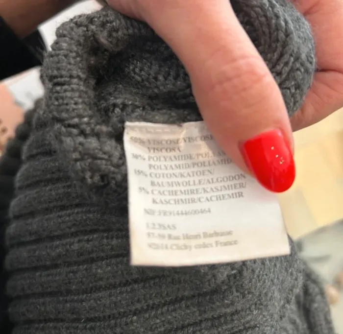 123 robe pull boutonné, grise femme, taille 38 - photo numéro 6