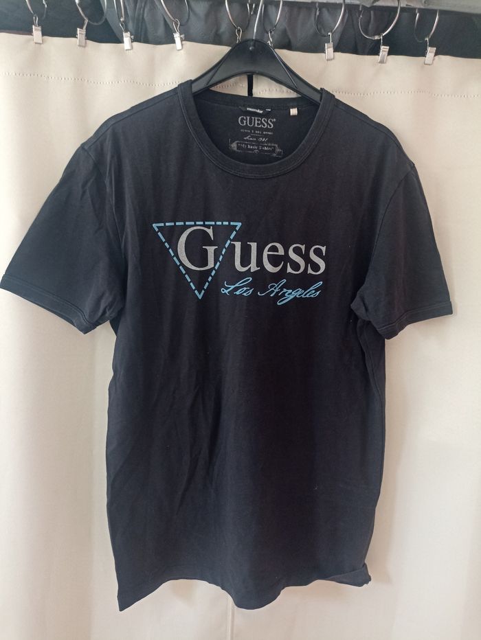 Tee Shirt manches courtes homme taille S Guess