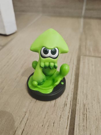 Amiibo splatoon calamar inkling vert