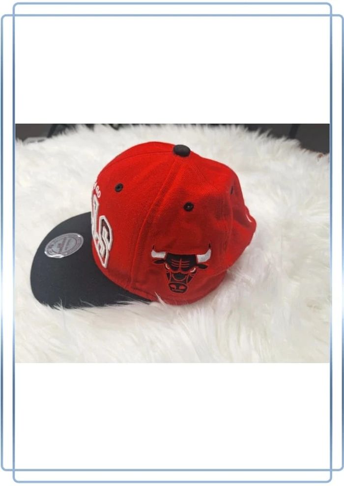 Casquette mitchell and ness NBA chicago bulls / ajustable - brodé (440) - photo numéro 3