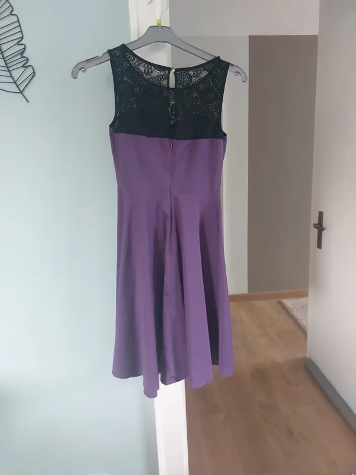 Robe bi-matière dentelle - photo numéro 3