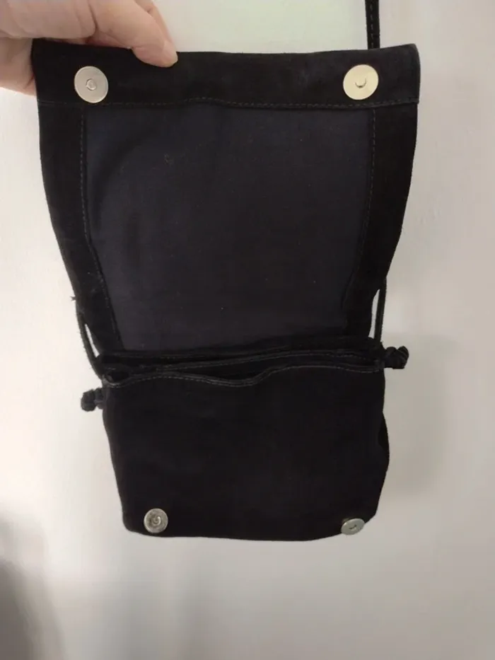Sac à bandoulière Mango en velours - photo numéro 3