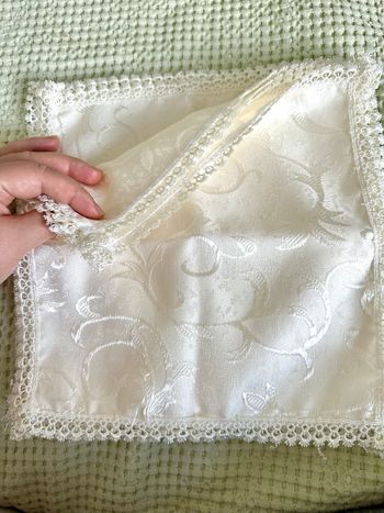 Nappe longueur 214cm largeau 153cm, serviette 25x25 (8 pieces)