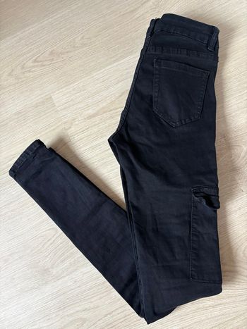 Pantalon noir style cargo