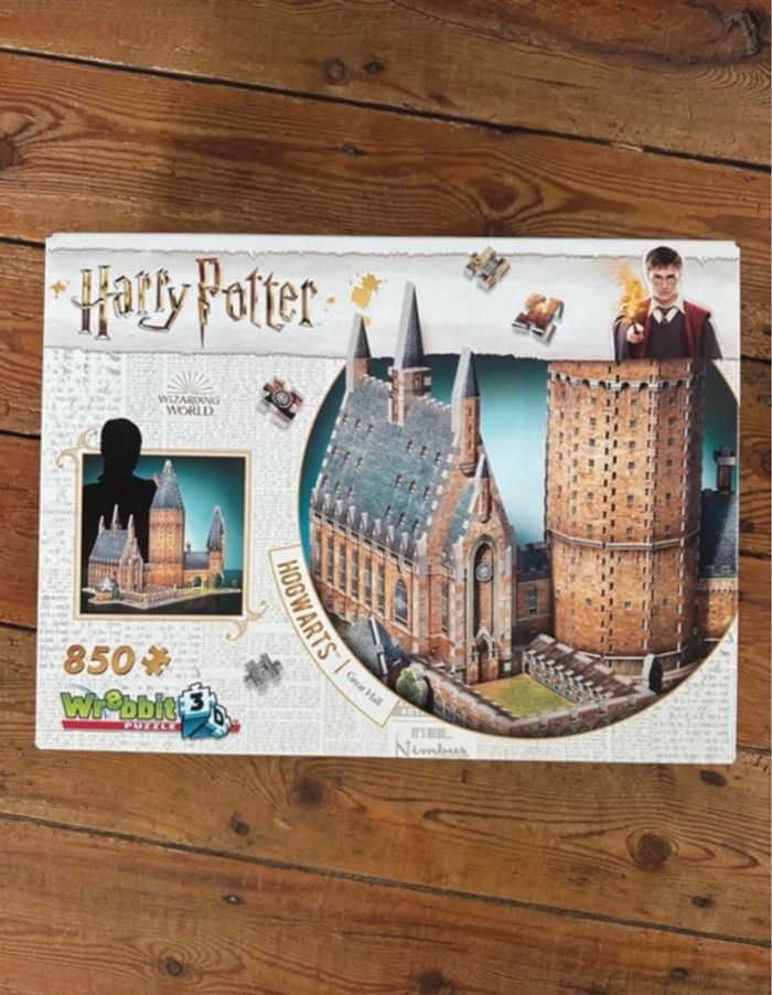 Neuf scellé Puzzle 3D Harry Potter Wizarding World château grande salle Poudlard hogwarts 850 pièces