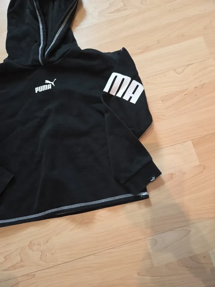 Pull a capuche 11.12ans fille - photo numéro 2