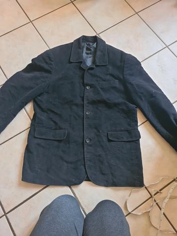 Veste noire type costume 54 xl