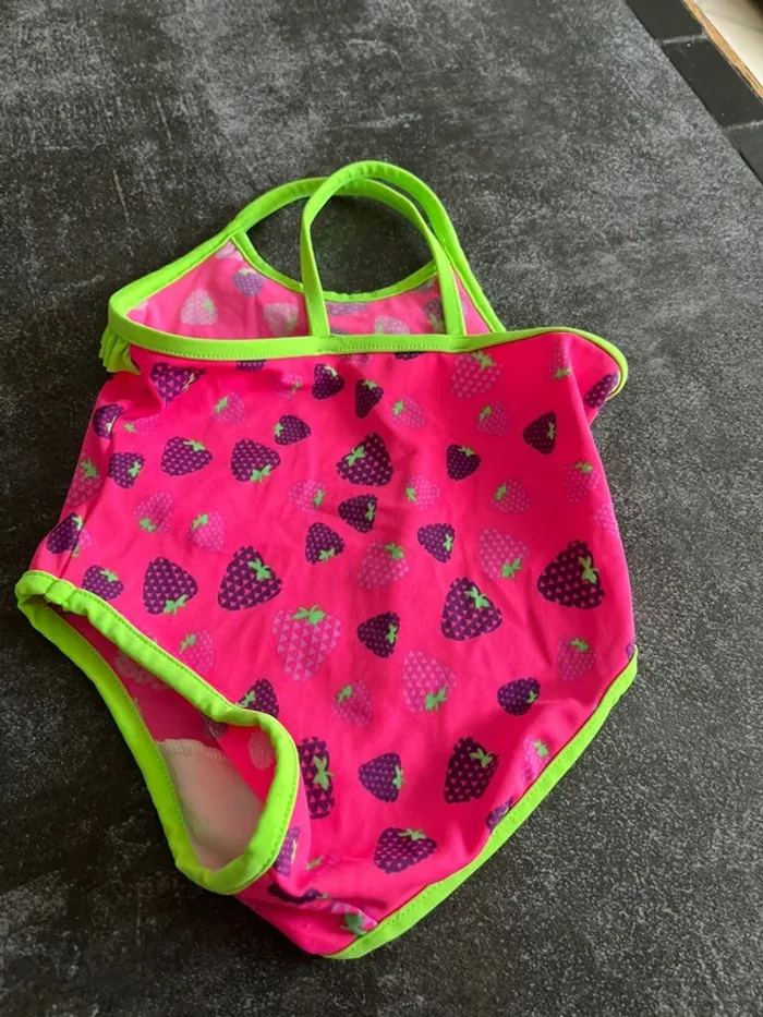 Maillot de bain rose vert 12 mois orchestra - photo numéro 2