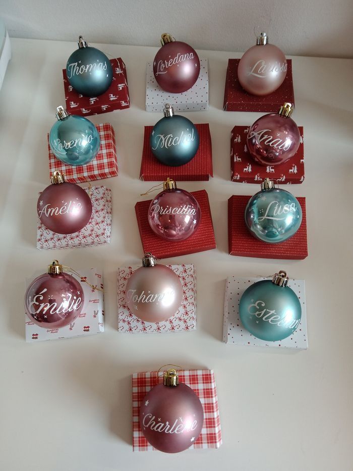 Boule de Noël personnalisé