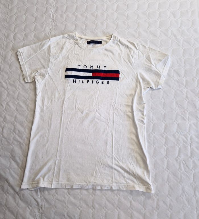 Homme T-shirt Tommy Hilfiger M Blanc