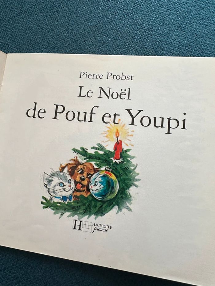 Caroline Câlin - Pierre Probst - Livre Caroline Le Noël de Pouf et Youpi album Hachette - photo numéro 3