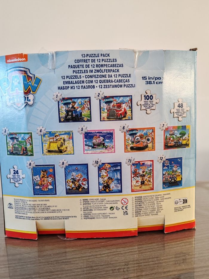 12 puzzles Pat patrouille - photo numéro 2