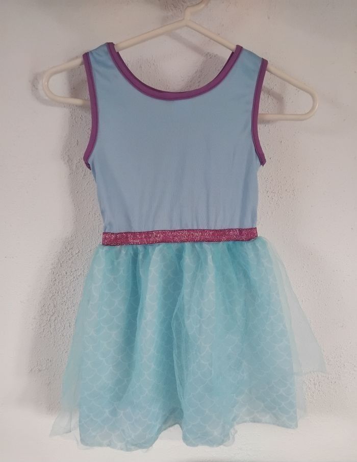 Robe Princesse Ariel la Petite Sirène Déguisement 6 ans 🩵 - photo numéro 4