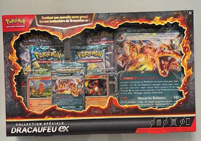 Pokémon - Coffret Dracaufeu EX (5 boosters)