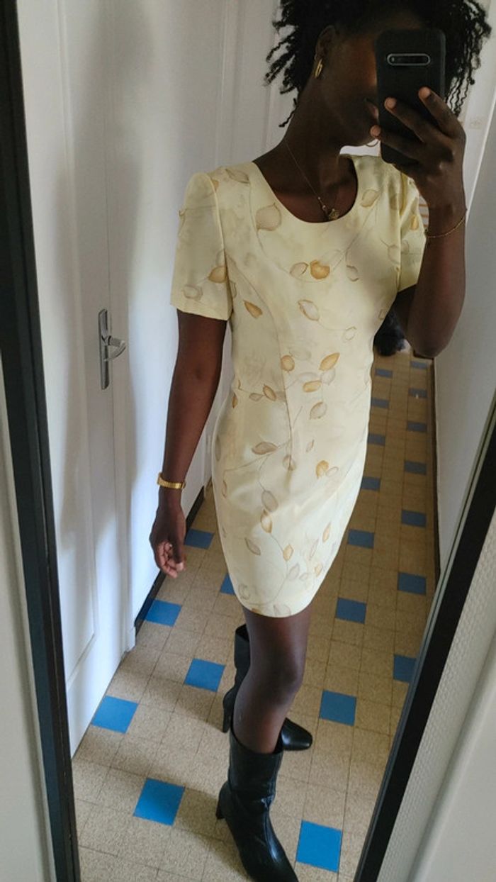 Ensemble robe vintage avec veste légère - photo numéro 4