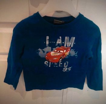 T shirt garçon Disney cars 3 ans