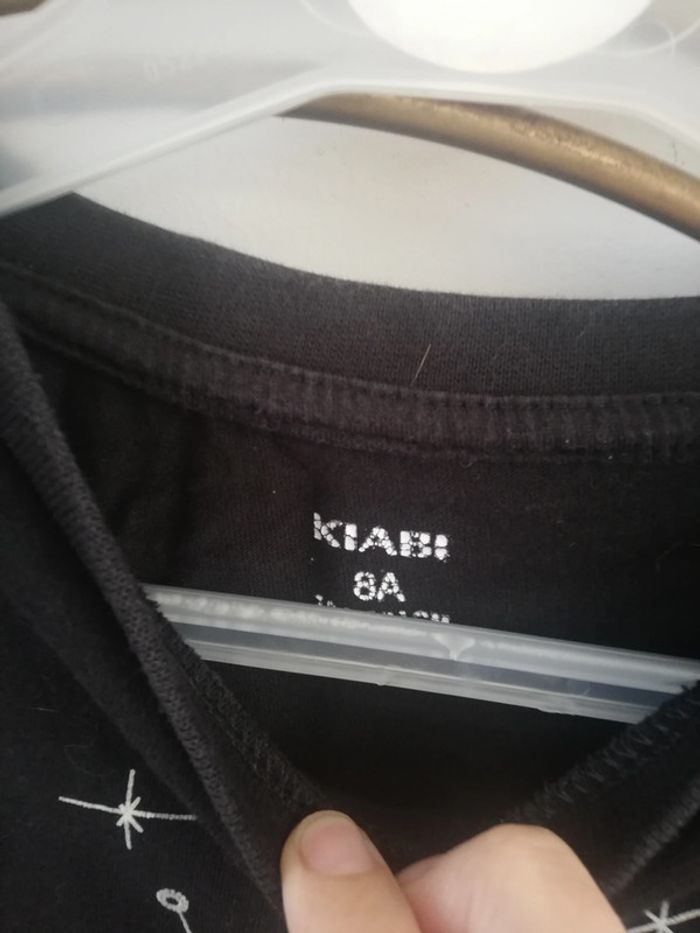 Tshirt à manches longues noir phosphorescent T8ans - photo numéro 3