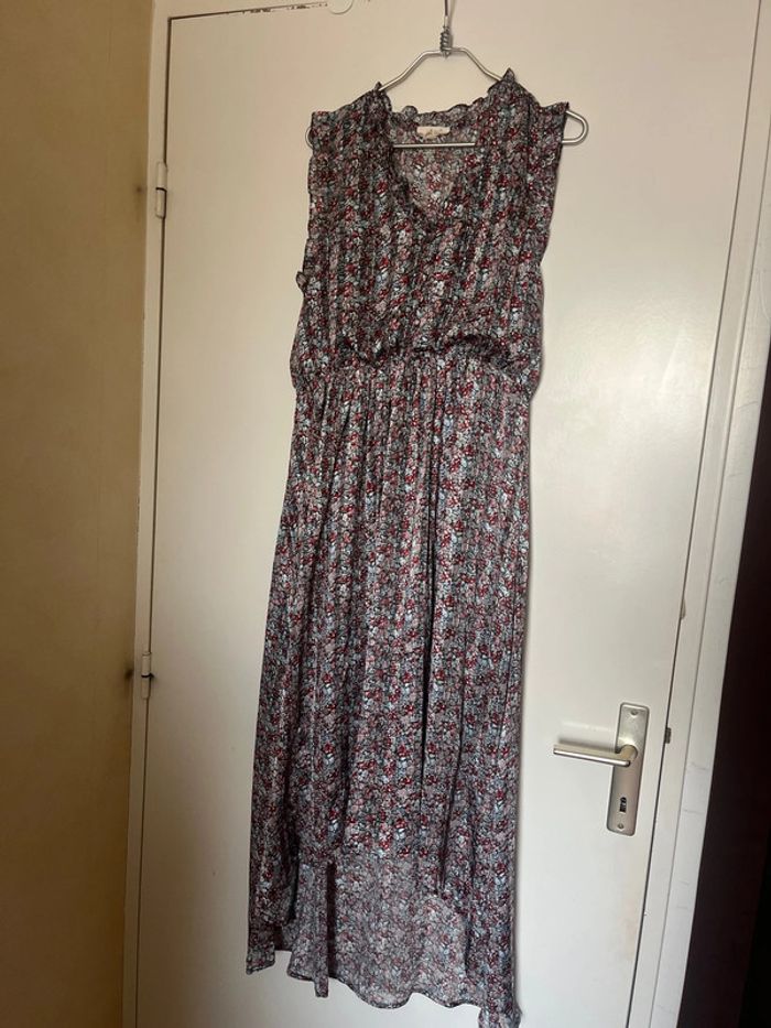 Robe longue fleurie