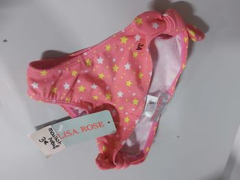 Culotte de bain, maillot 3 ans fille Lisa rose