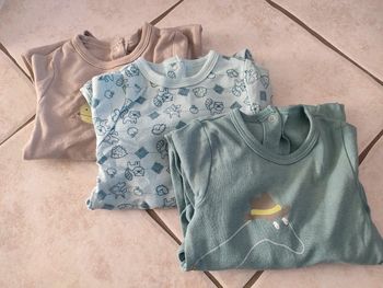 Lot 3 pyjamas légers vertbaudet 3 mois